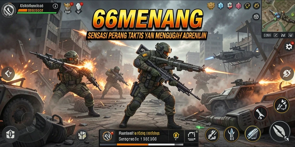Tampilan gameplay yang mendebarkan di 66MENANG.