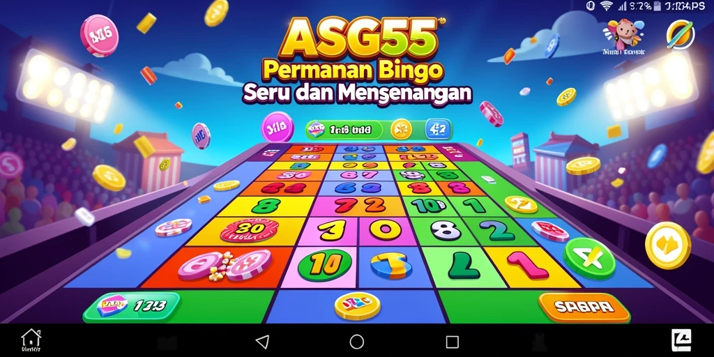 Tampilan menarik gameplay Bingo di ASG55.