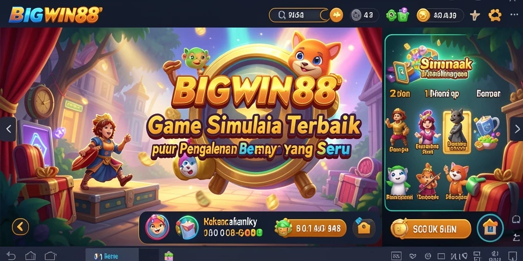 Screenshot menampilkan gameplay menarik dari BIGWIN88 dengan grafis memukau.