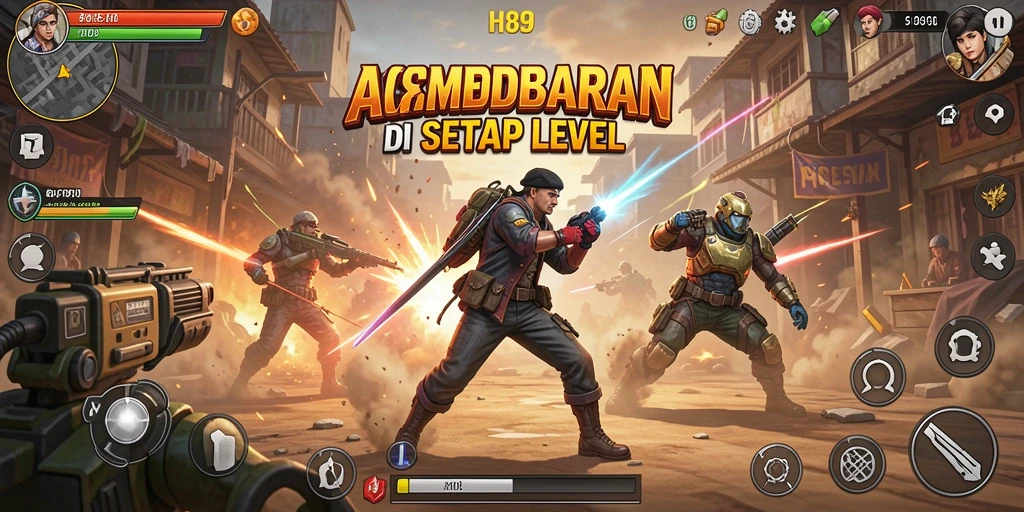 Tangkapan layar gameplay H89 yang penuh aksi seru.