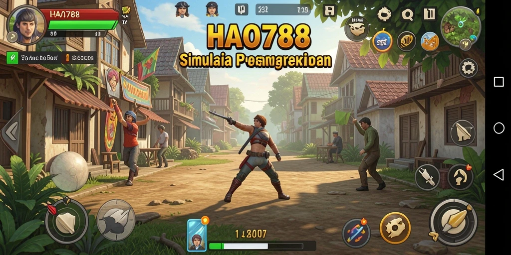 Screenshot HAO788 menampilkan interaksi gameplay yang menarik dan mendalam.
