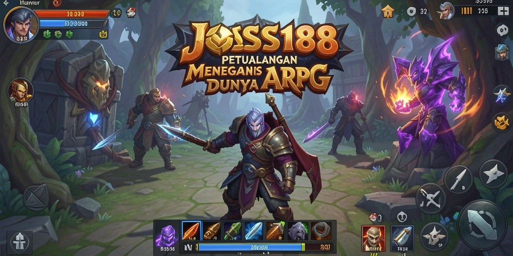 Tampilan gameplay seru dari JOSS188 di dunia ARPG.