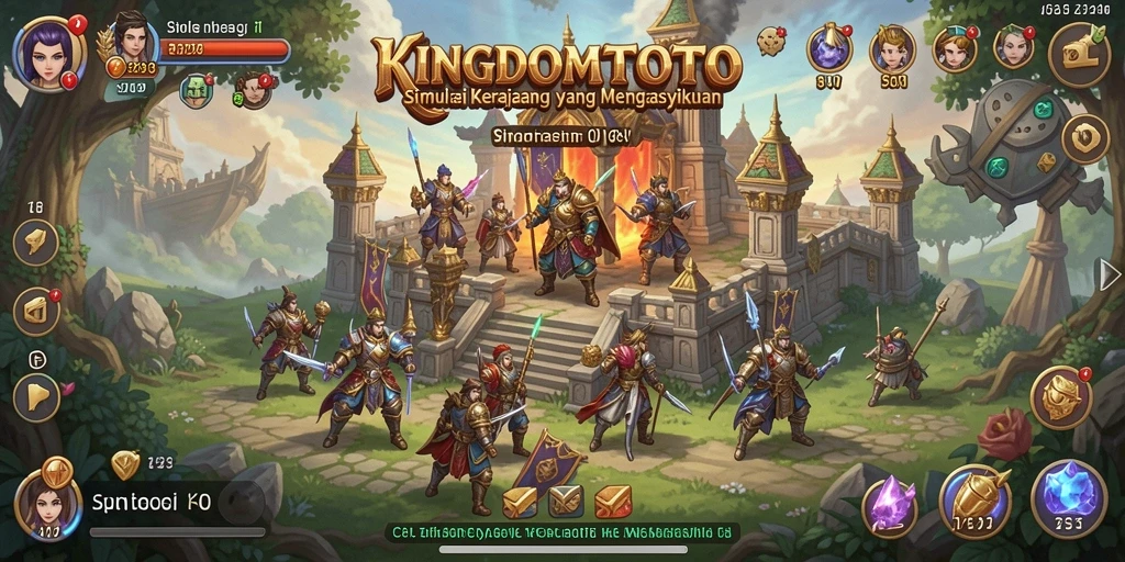 Tampilan gameplay menarik dalam KINGDOMTOTO dengan elemen simulasi yang mendalam.