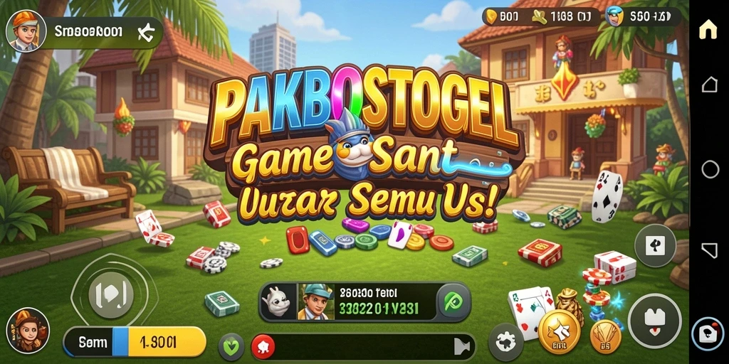Tampilan gameplay menarik dari PAKBOSTOGEL yang seru dan santai.
