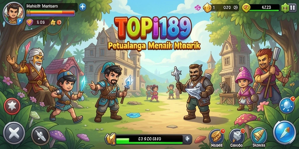 Tampilan gameplay seru dengan aksi Idle yang menarik.